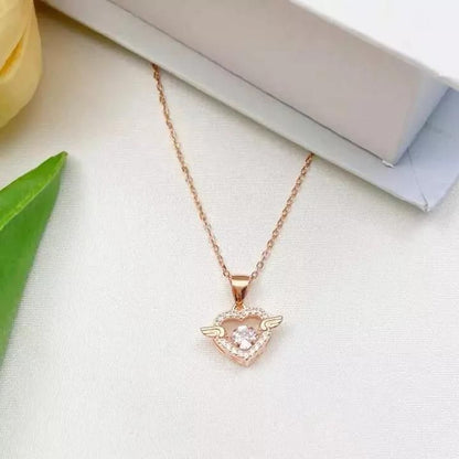 Heart With Wings Necklace